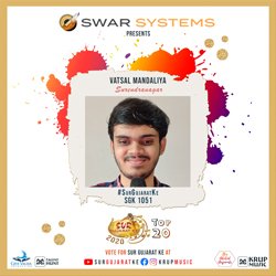 Sur Gujarat Ke Semi final 2020 - Vatsal Mandaliya